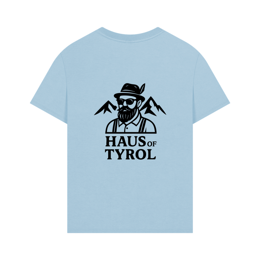 Milky Blue Printed T-shirt Back