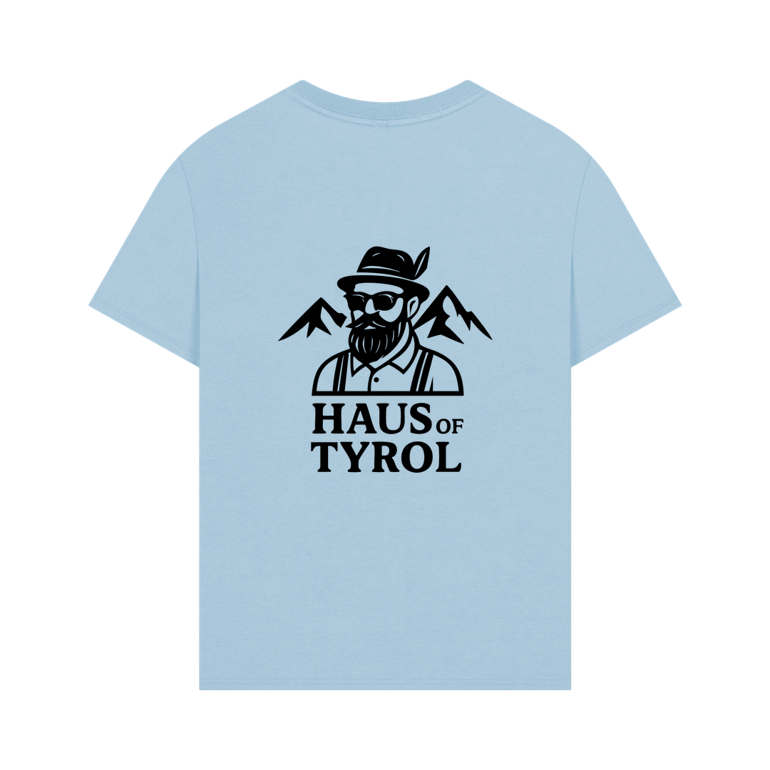 Milky Blue Printed T-shirt Back