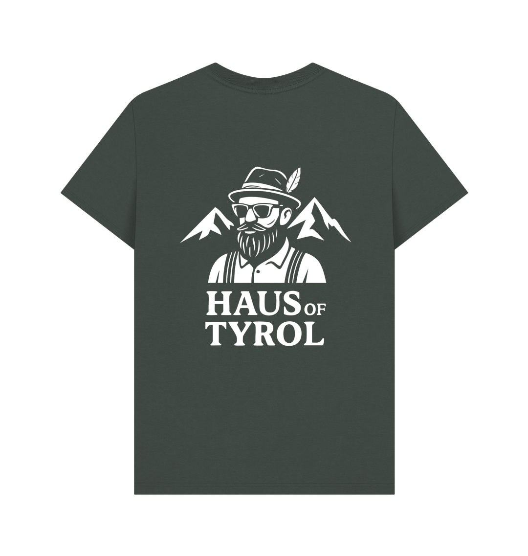 Dark Grey Printed T-shirt Back