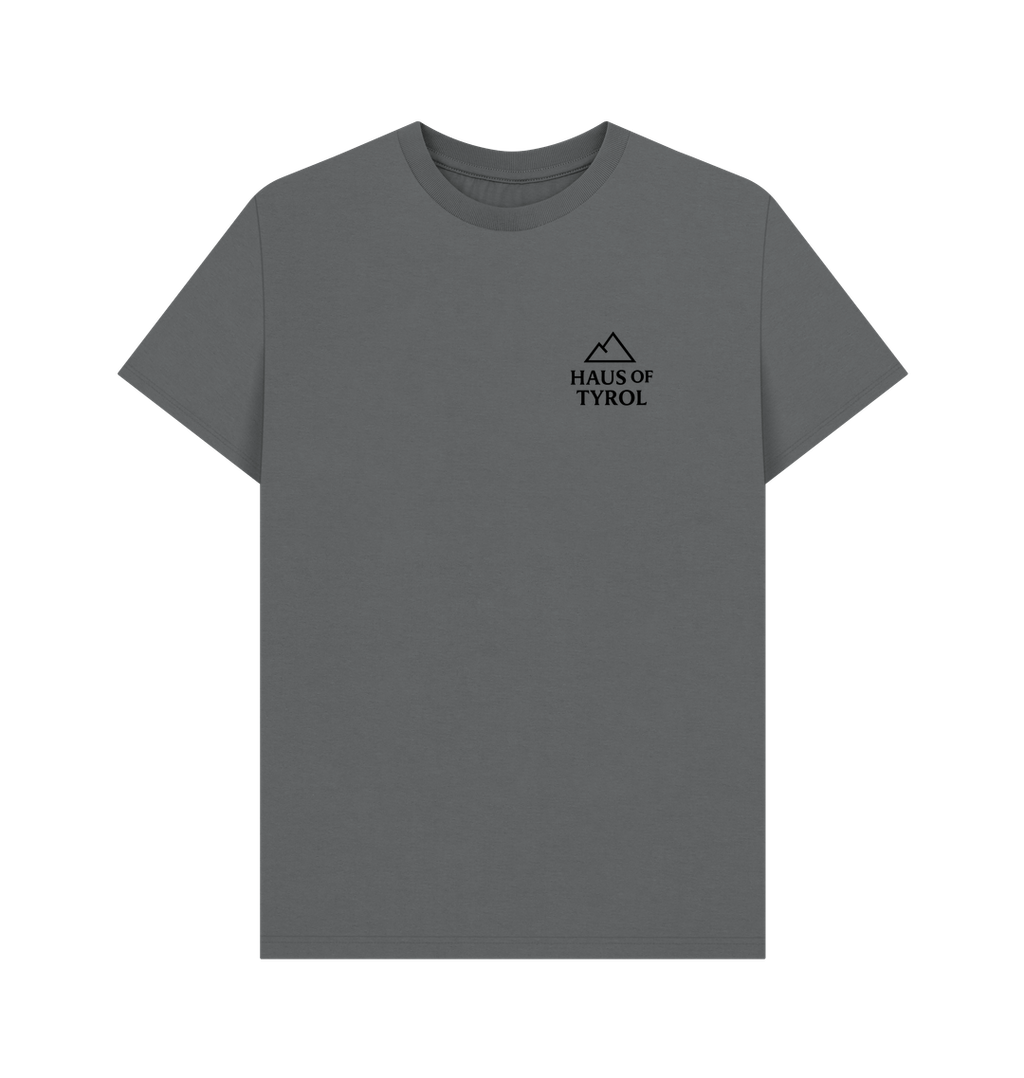 Slate Grey Printed T-shirt Front