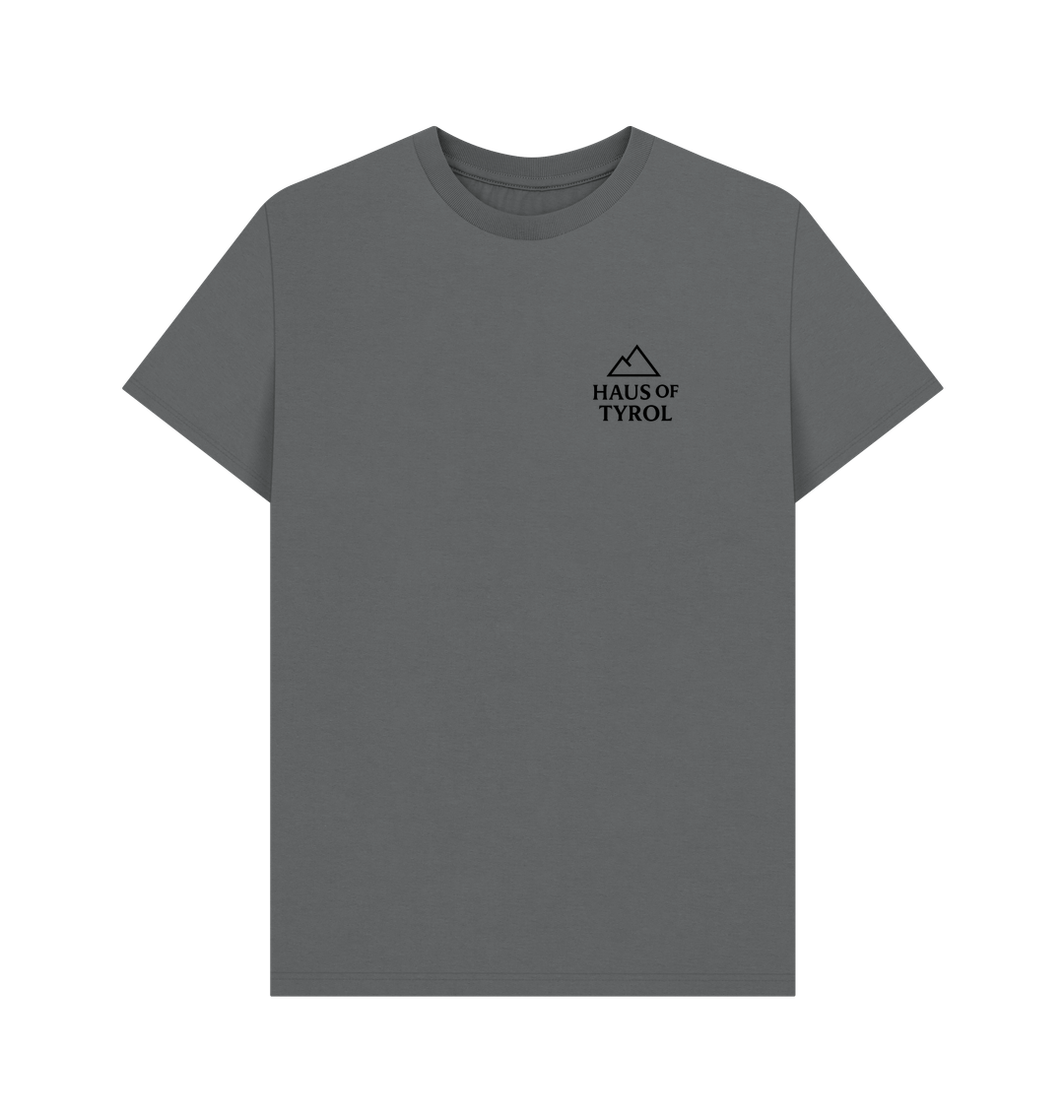 Slate Grey Printed T-shirt Front