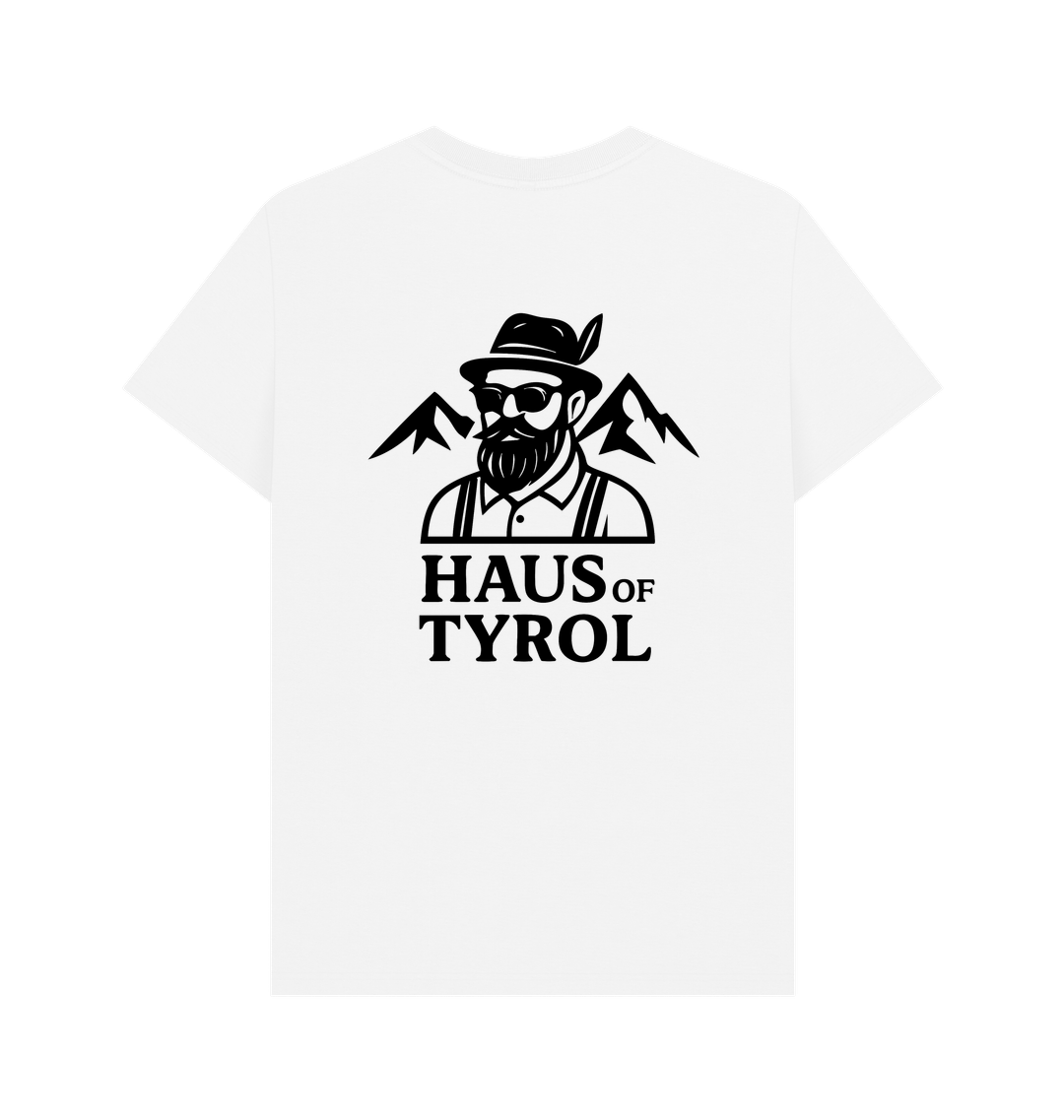 White Printed T-shirt Back