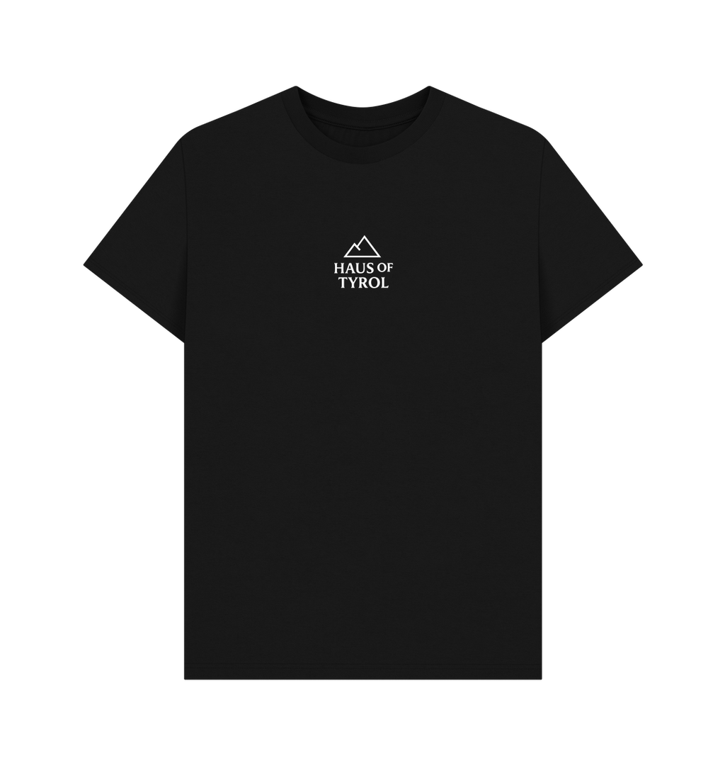 Black Printed T-shirt Front