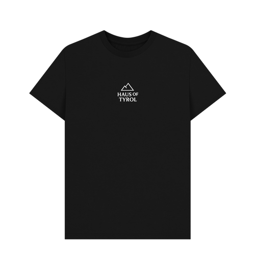 Black Printed T-shirt Front