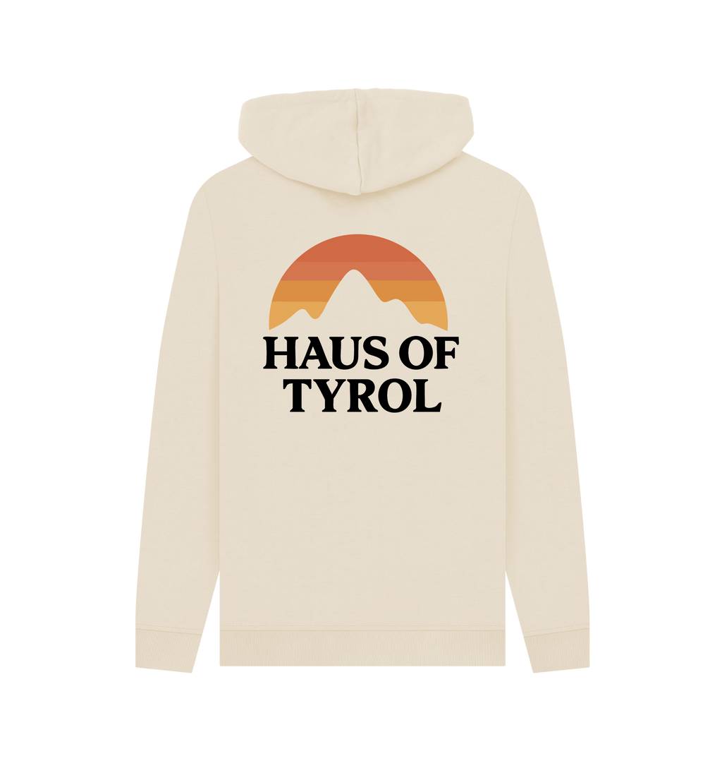 Oat Printed Hoody Back