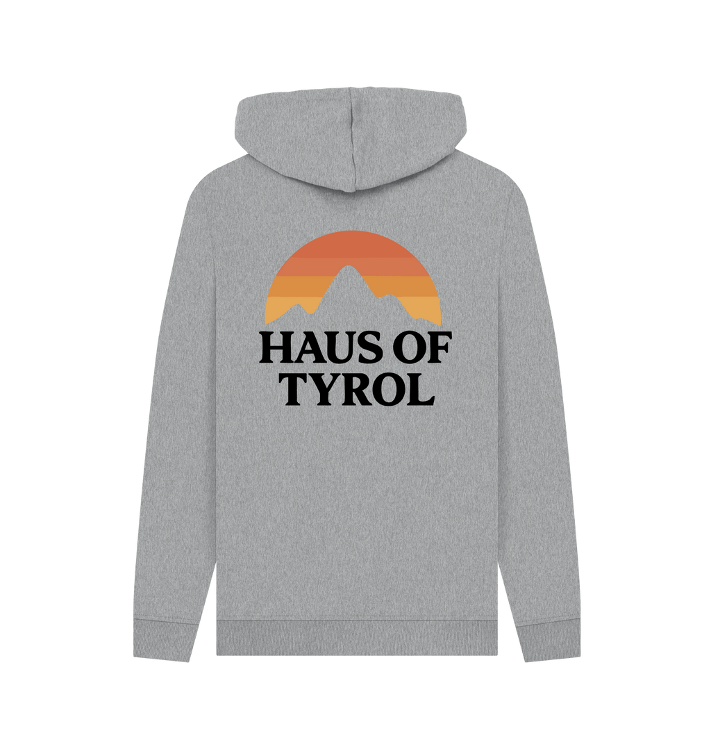 Light Heather Printed Hoody Back