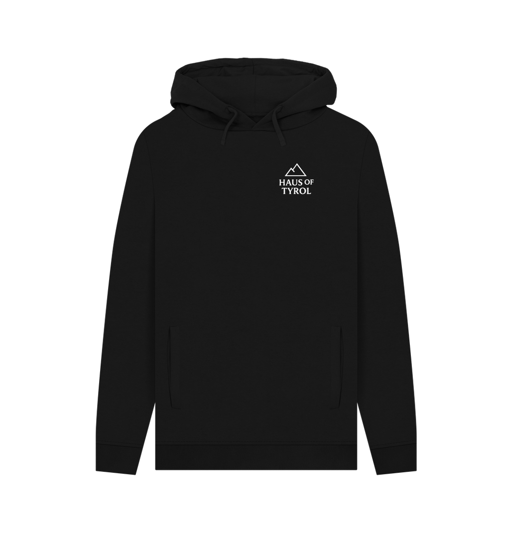 Black Recycled Hoody Front