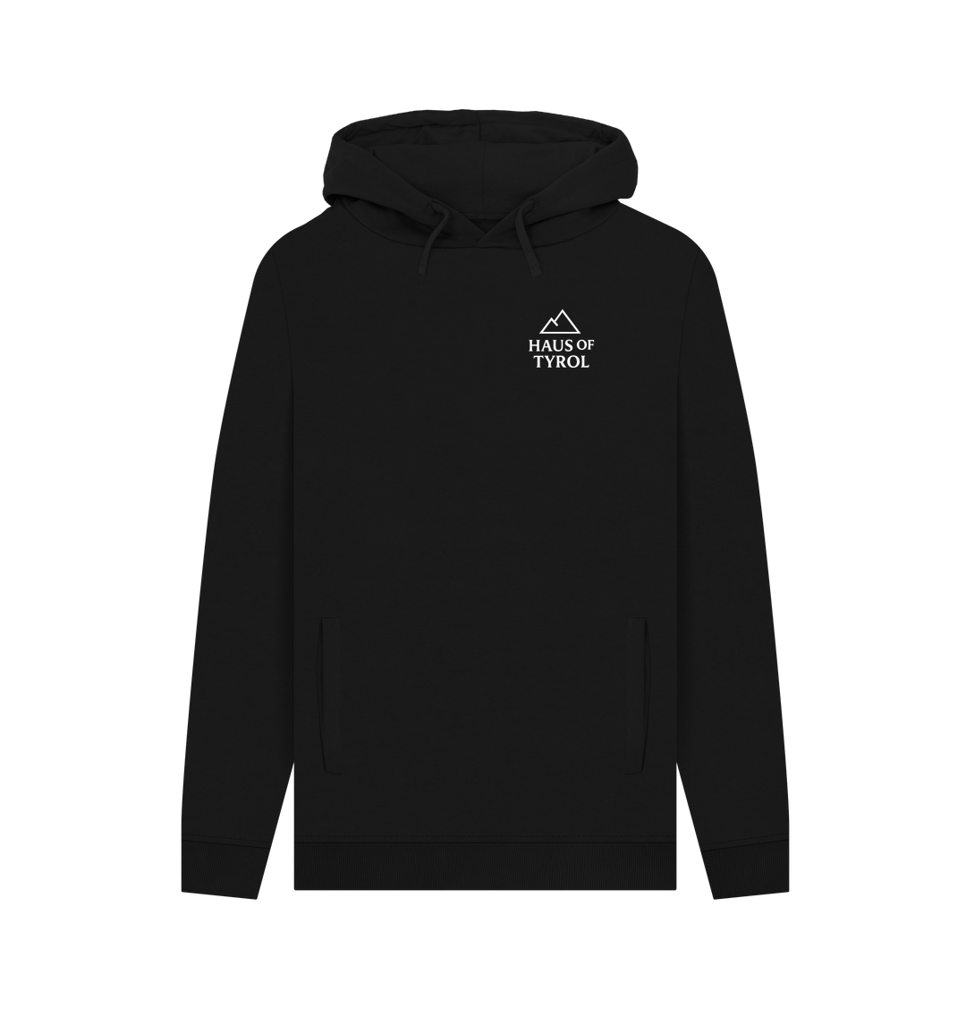 Black Recycled Hoody Front