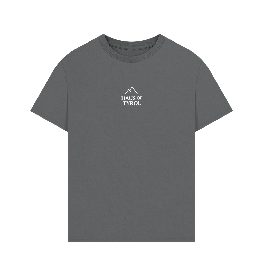 Slate Grey Printed T-shirt Front