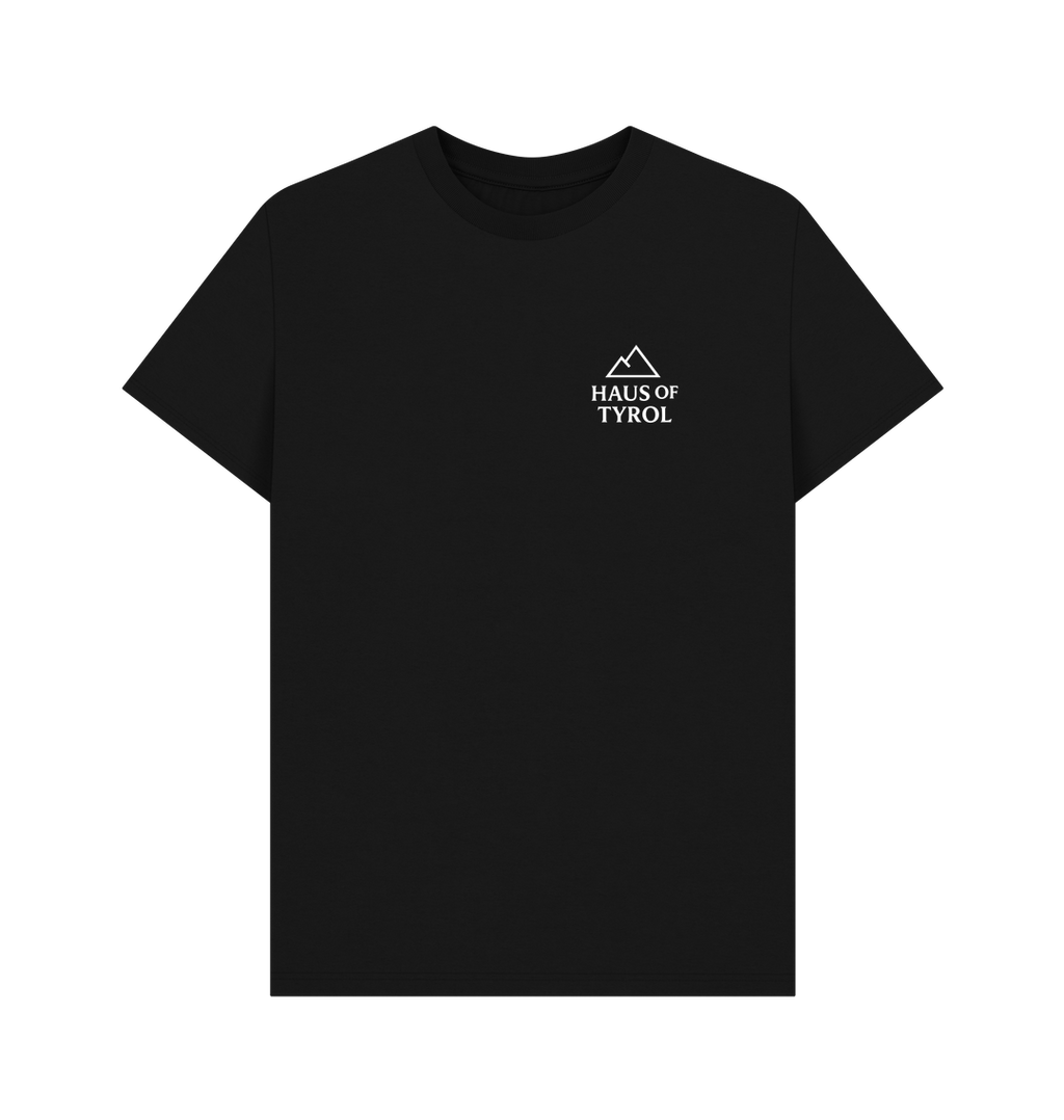 Black Printed T-shirt Front