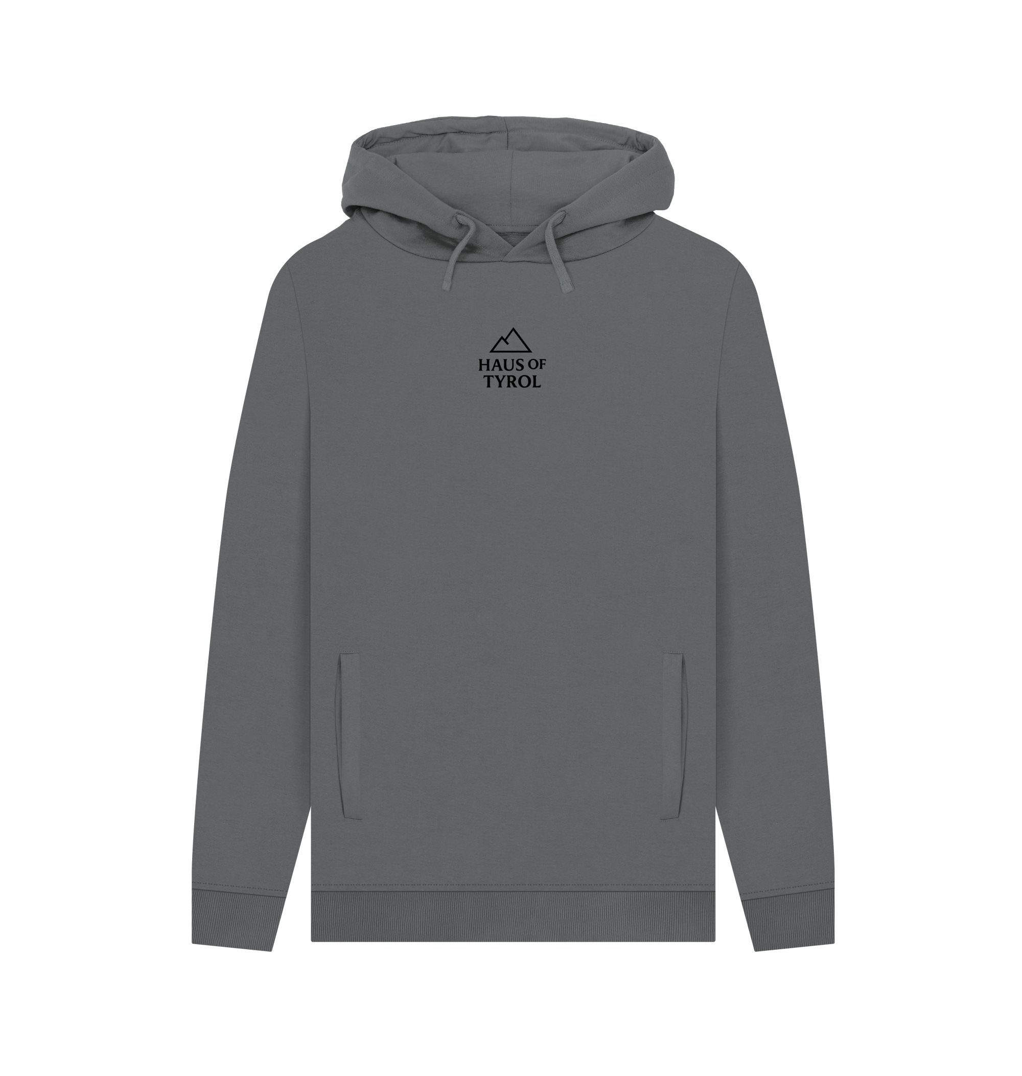 Slate Grey Printed Hoody Front