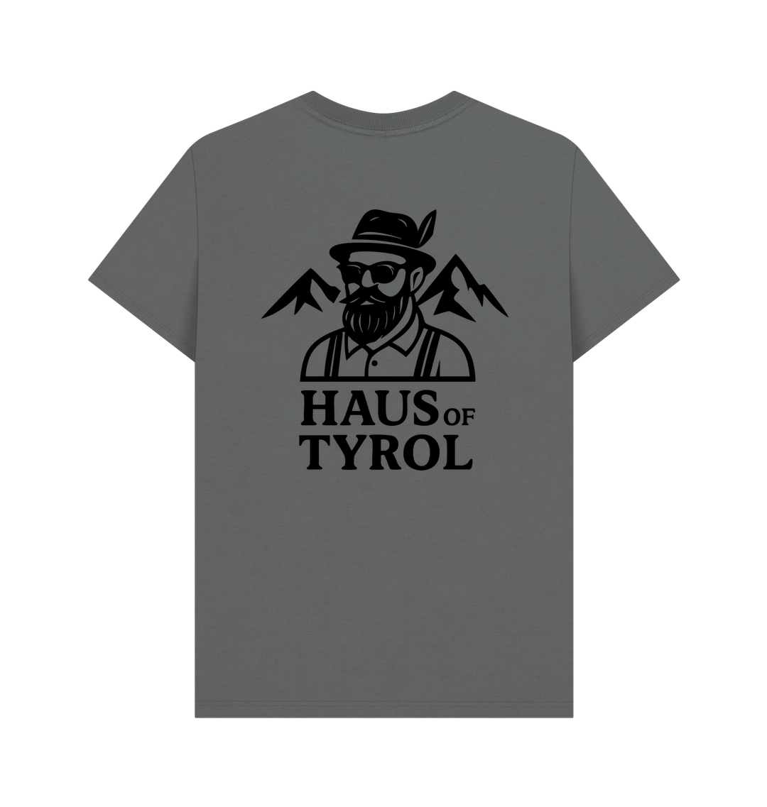 Slate Grey Printed T-shirt Back