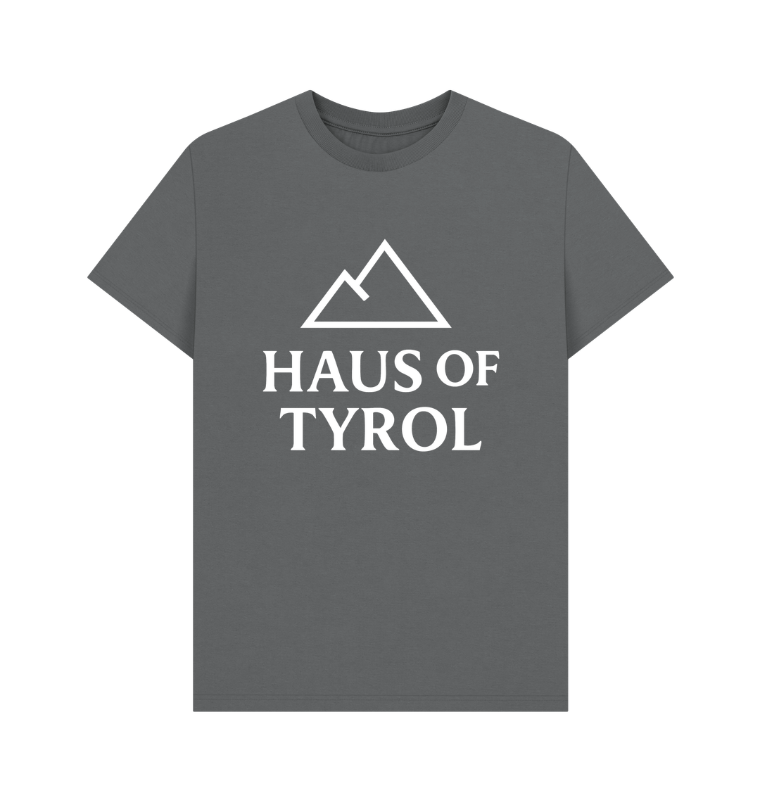 Slate Grey Printed T-shirt Front