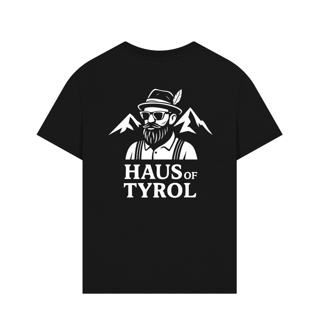 Black Printed T-shirt Back