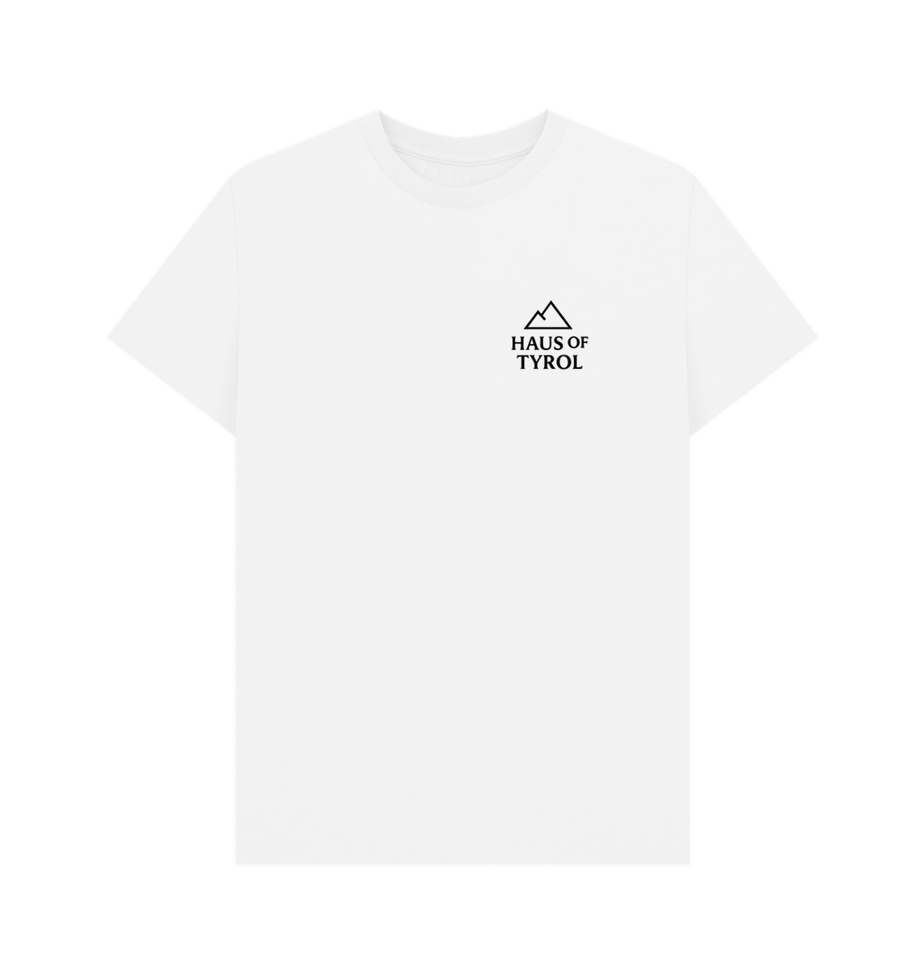 White Printed T-shirt Front