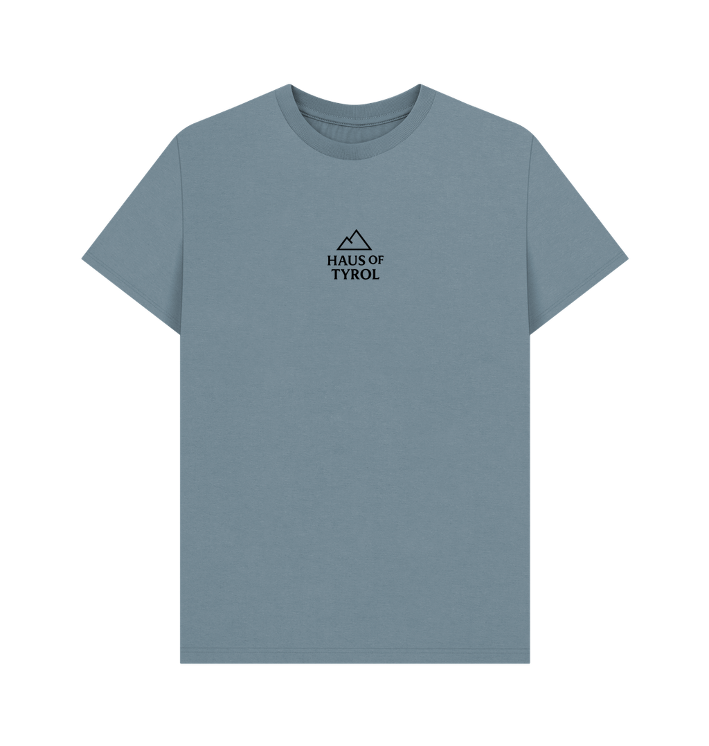 Stone Blue Printed T-shirt Front