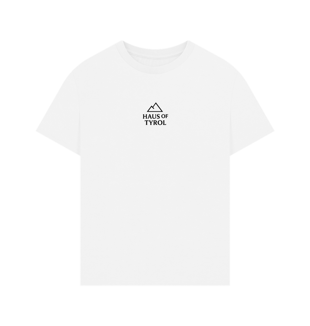White Printed T-shirt Front