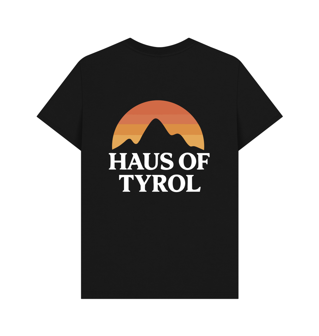 Black Printed T-shirt Back