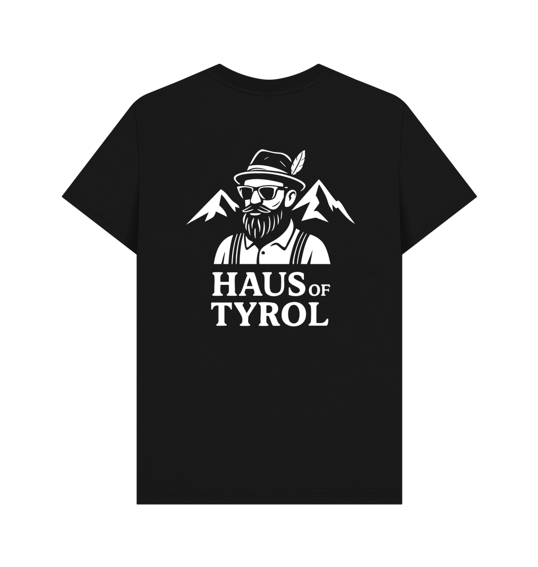 Black Printed T-shirt Back