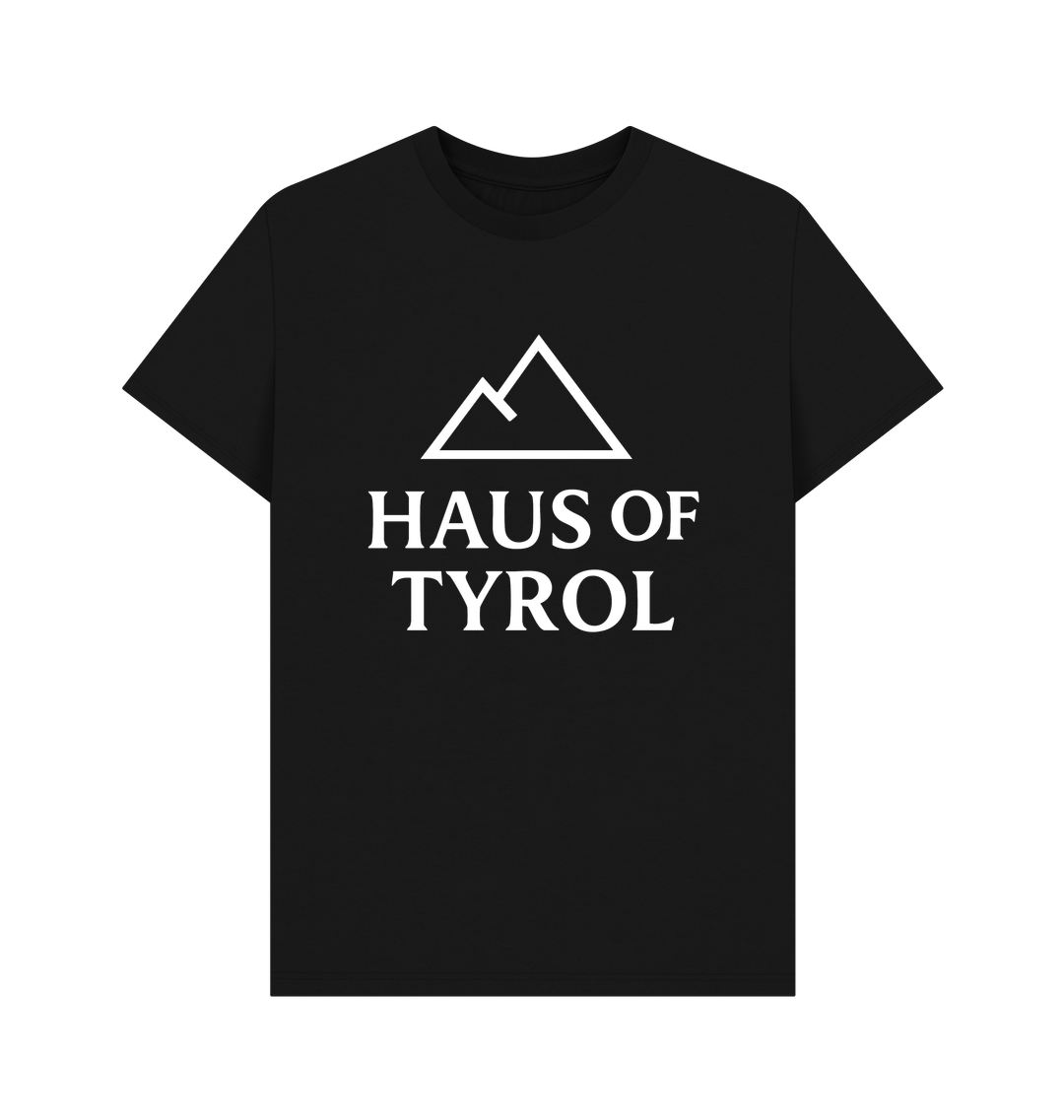 Black Printed T-shirt Front