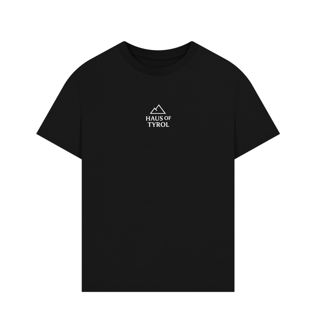 Black Printed T-shirt Front