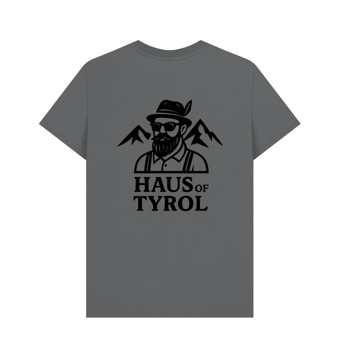 Slate Grey Printed T-shirt Back