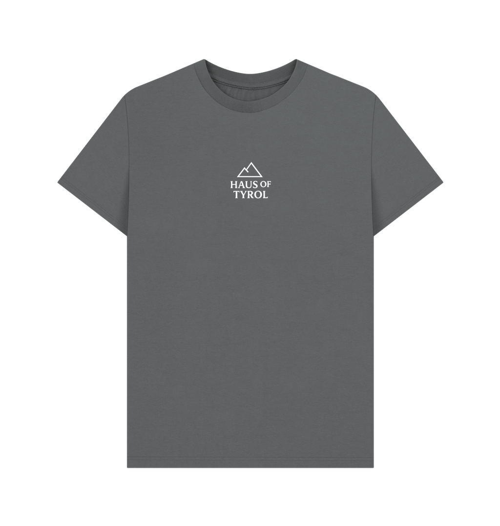 Slate Grey Printed T-shirt Front