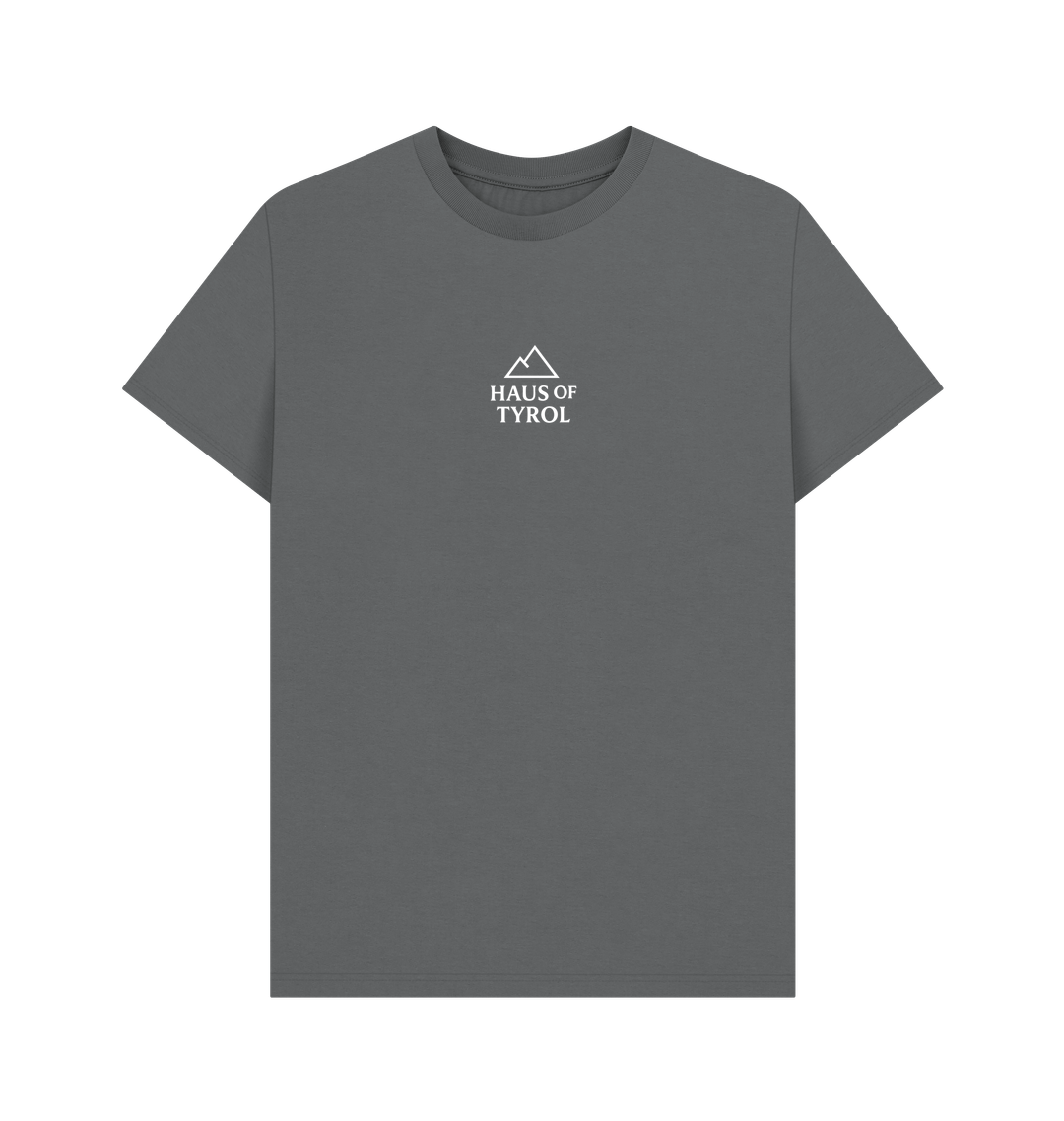 Slate Grey Printed T-shirt Front