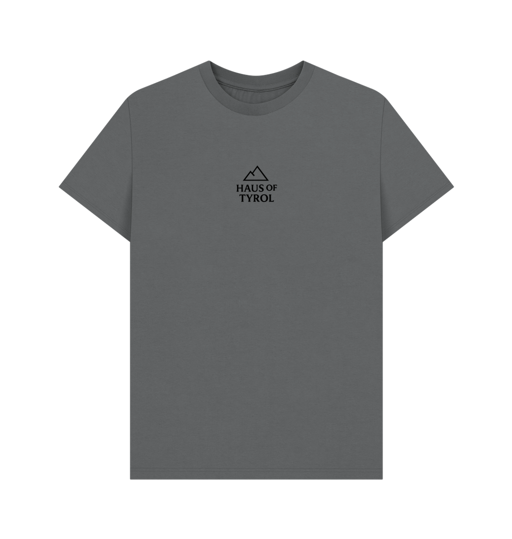 Slate Grey Printed T-shirt Front