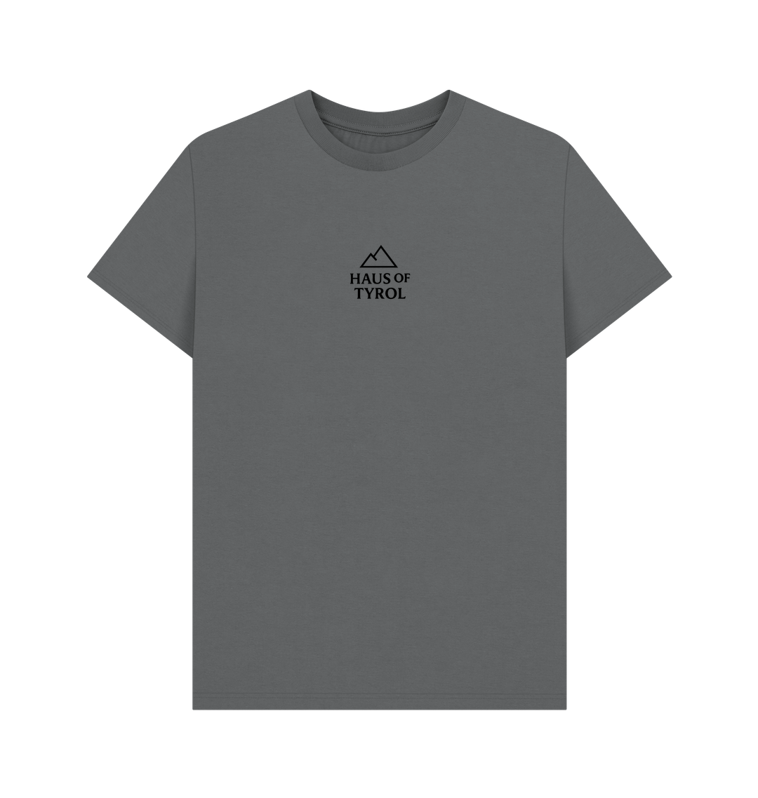 Slate Grey Printed T-shirt Front