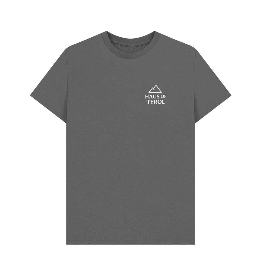 Slate Grey Printed T-shirt Front