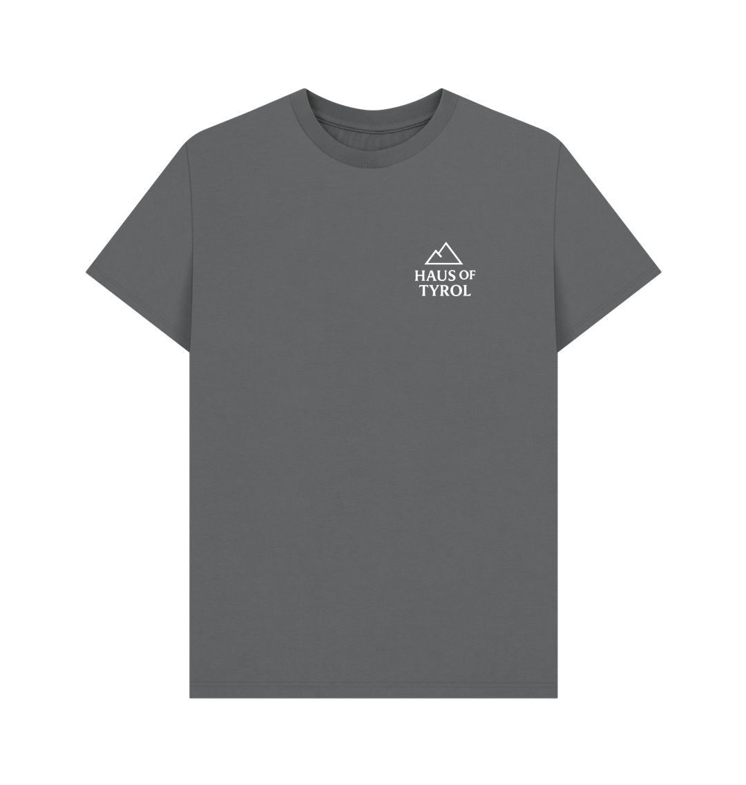 Slate Grey Printed T-shirt Front
