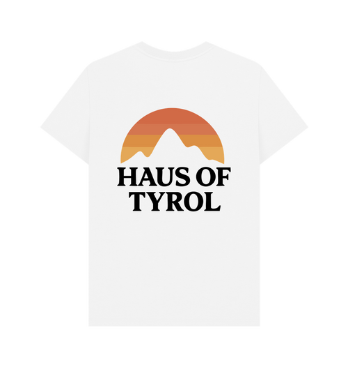 White Printed T-shirt Back