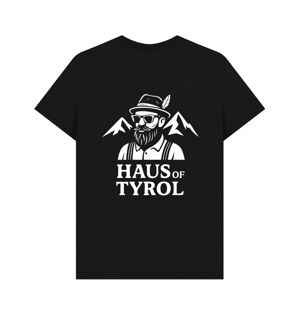 Black Printed T-shirt Back