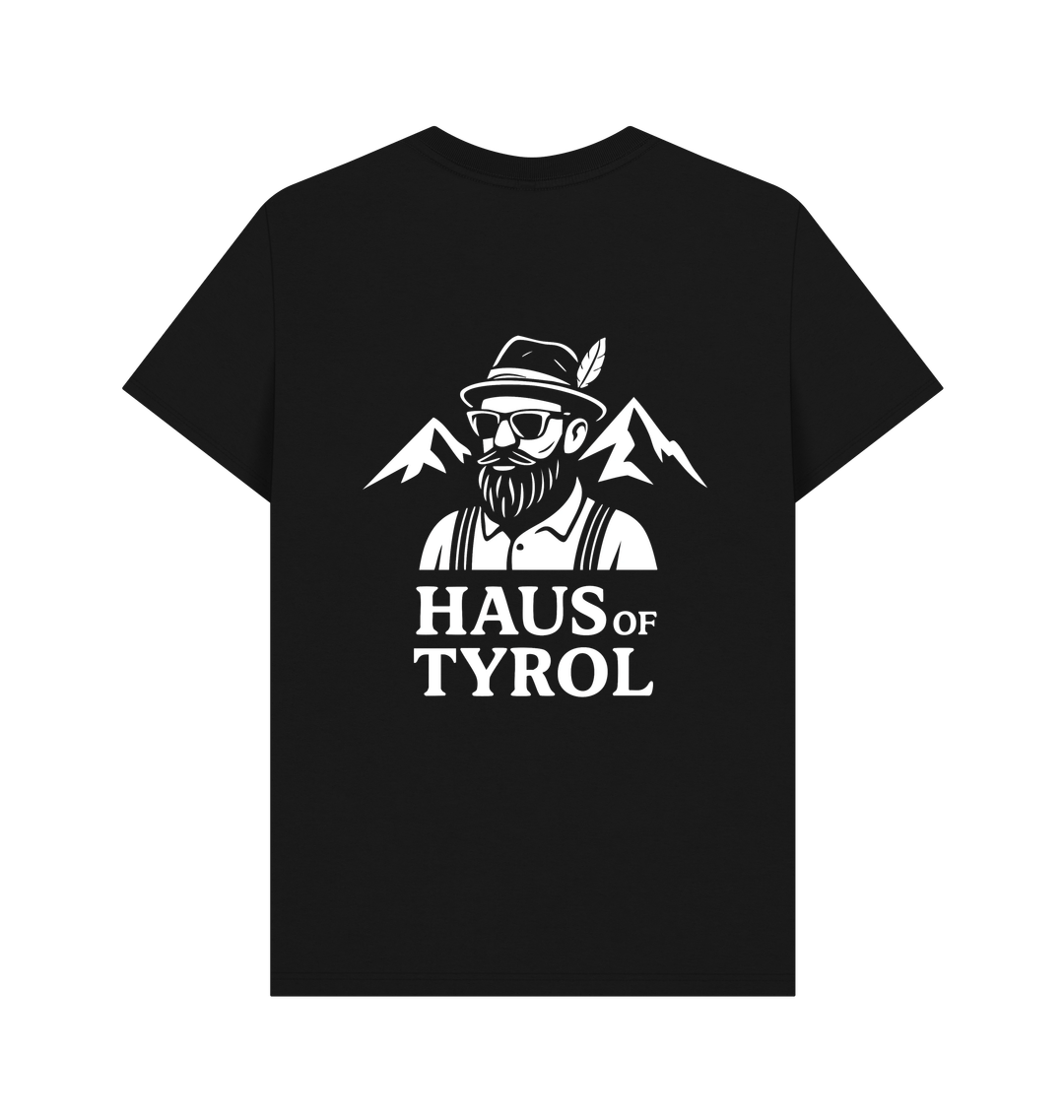 Black Printed T-shirt Back