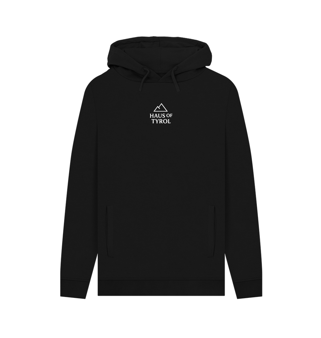 Black Recycled Hoody Front
