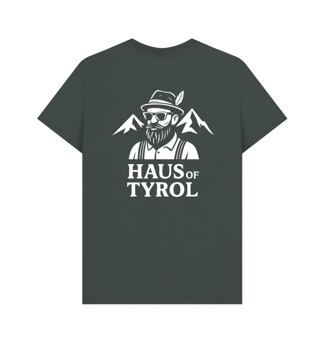 Dark Grey Printed T-shirt Back