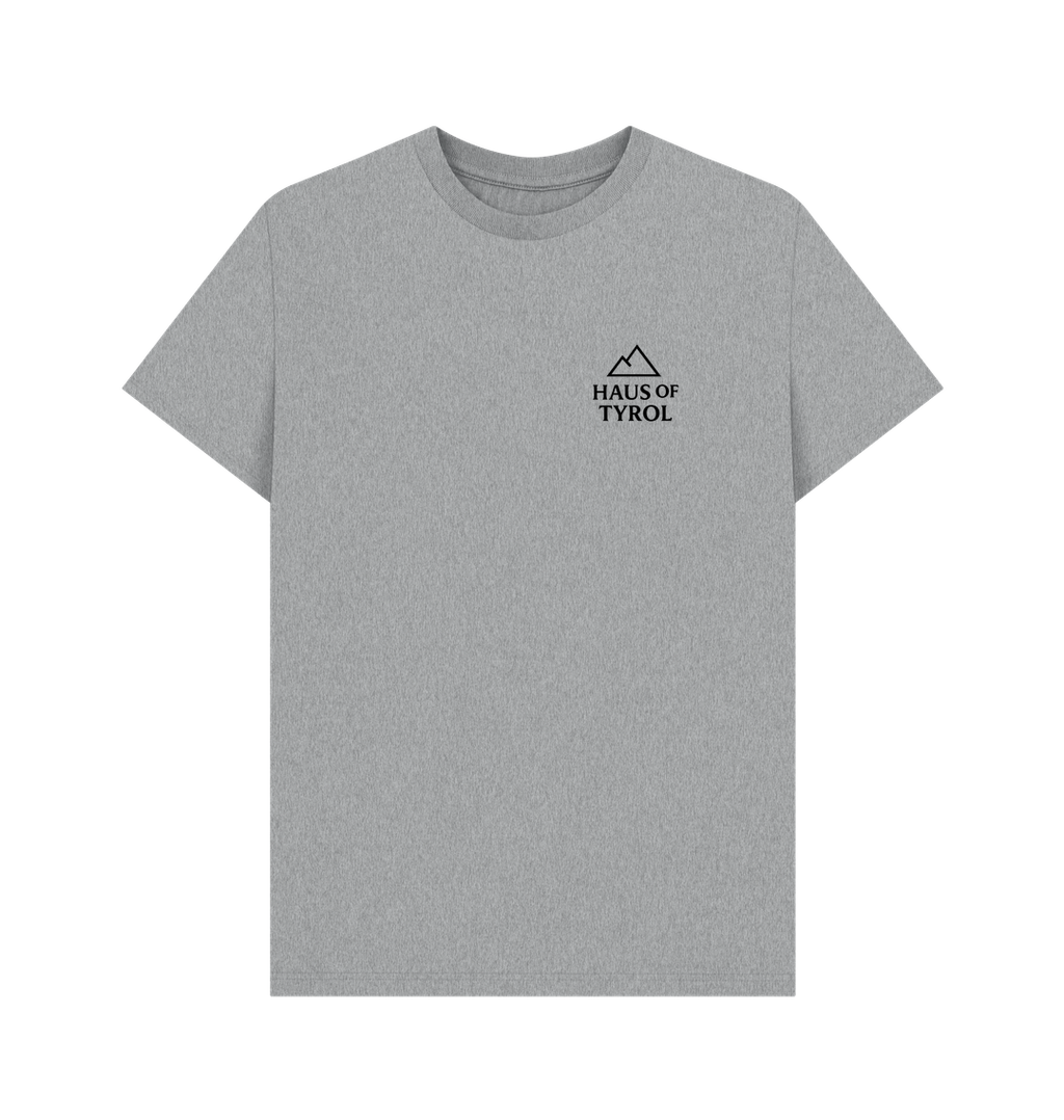 Athletic Grey Printed T-shirt Front