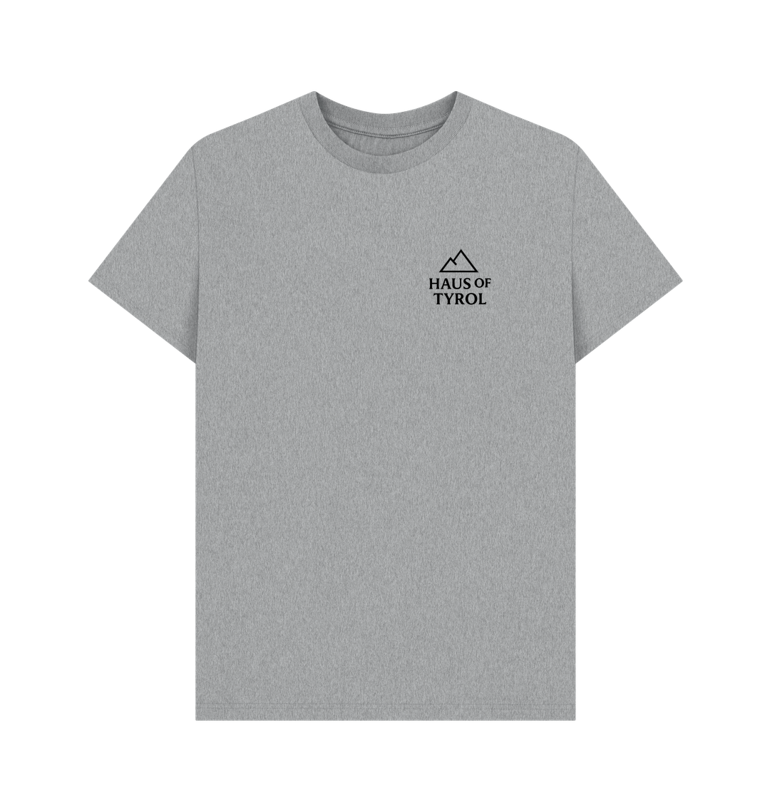 Athletic Grey Printed T-shirt Front