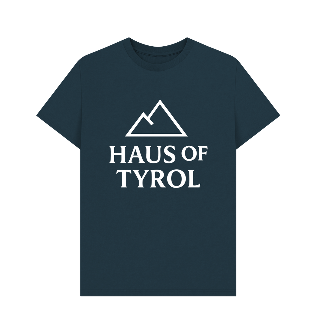 Denim Blue Printed T-shirt Front