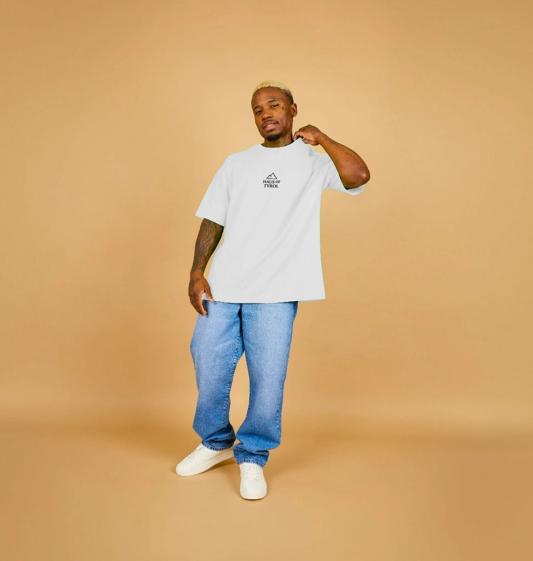 Oversized Premium Alpine Light Tee model image of front
