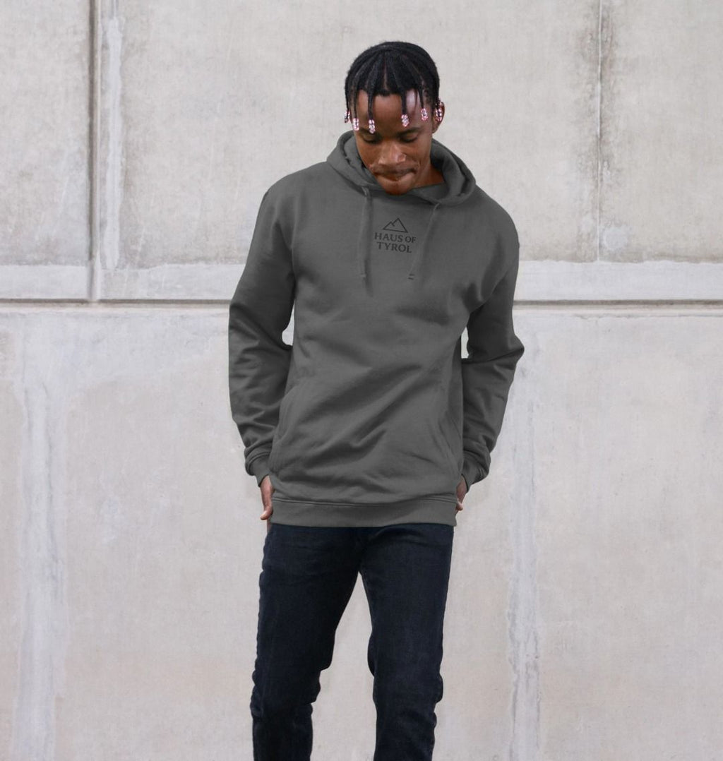 Olive Green Sunset Hoodie model lifestyle urban shot